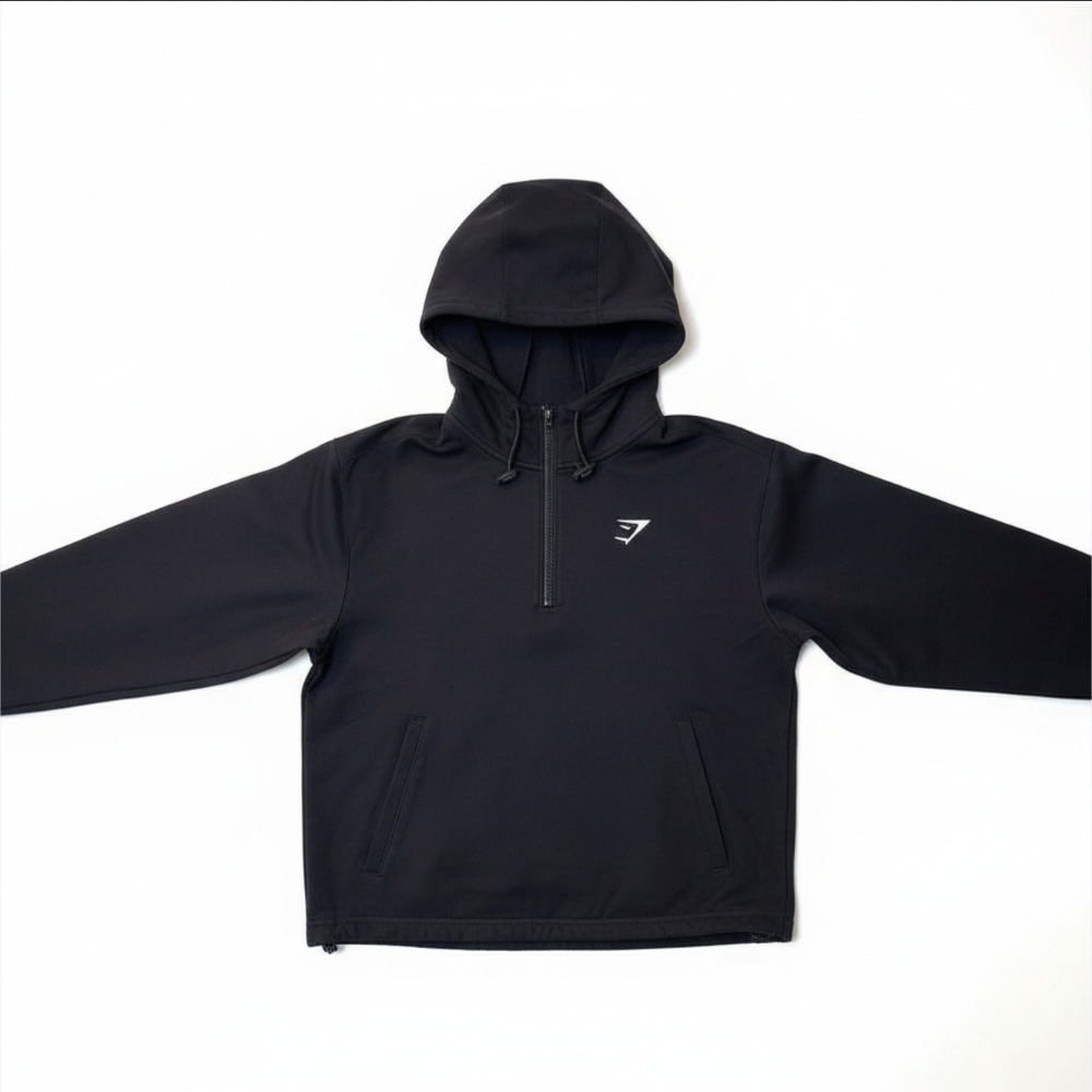 Gymshark Women's Training 1/4 Zip Fleece Hoodie - Black